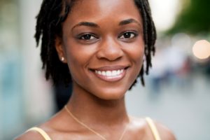 Portrait of Smiling African American Woman