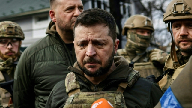 Ukrainian President Volodymyr Zelensky